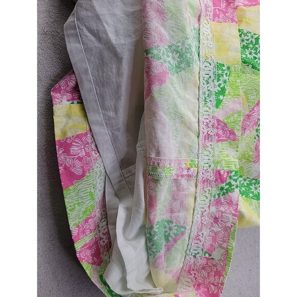 Lilly Pulitzer Franco Multi Wing Ding Strapless Tie Back Dress Size 6 Palm Beach - Picture 5 of 11